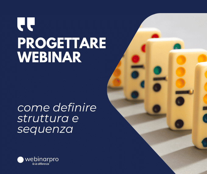 progettare webinar