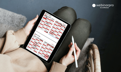 webinar planner ipad
