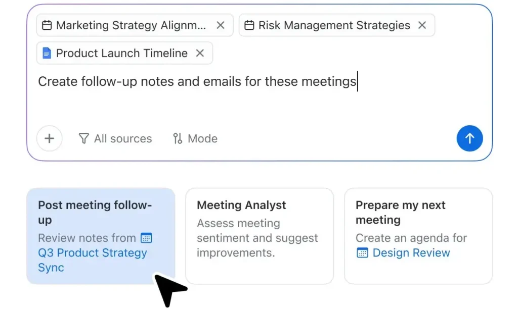 Zoom Ai Companion post meeting follow-up